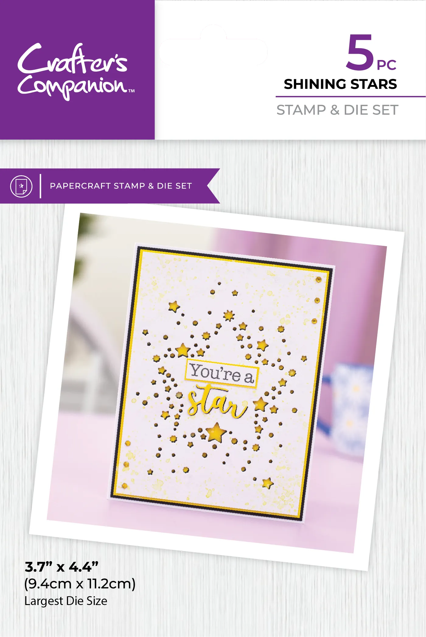 Crafter's Companion Stamp & Die - Shining Stars