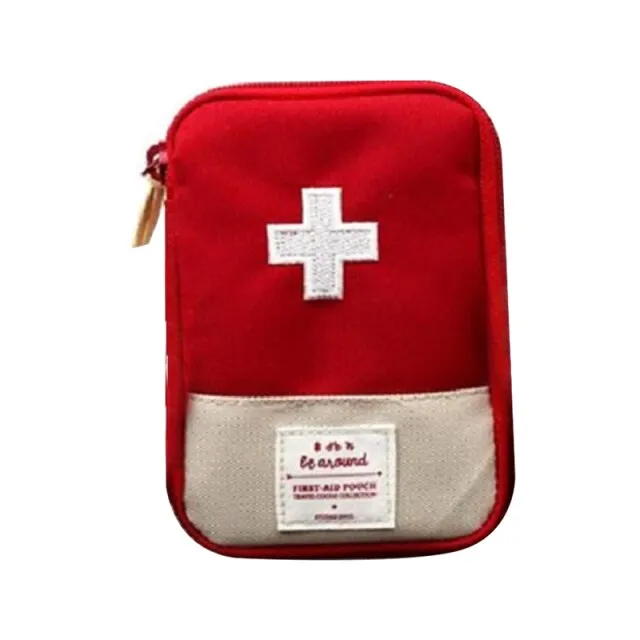 Cute Mini Portable Medicine Bag First Aid Kit Medical Emergency Kits Organizer Outdoor Household Medicine Pill Storage Bag