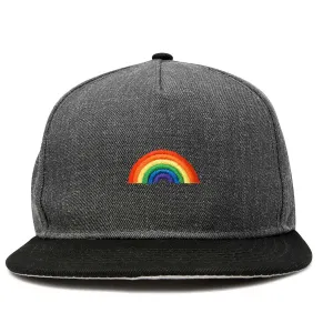 Dalix Rainbow Snapback Hat