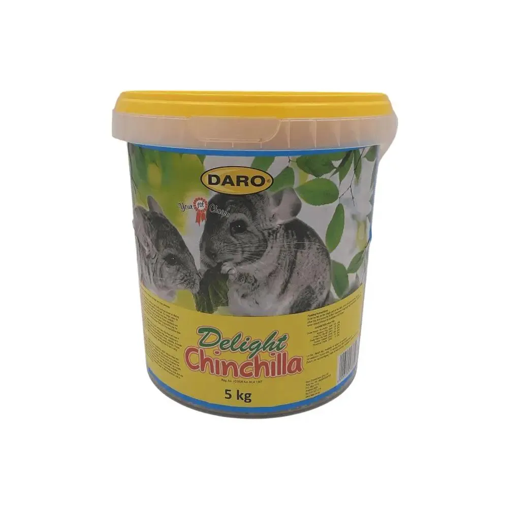 Daro Chinchilla Gourmet Bucket Small Animal Food 5kg