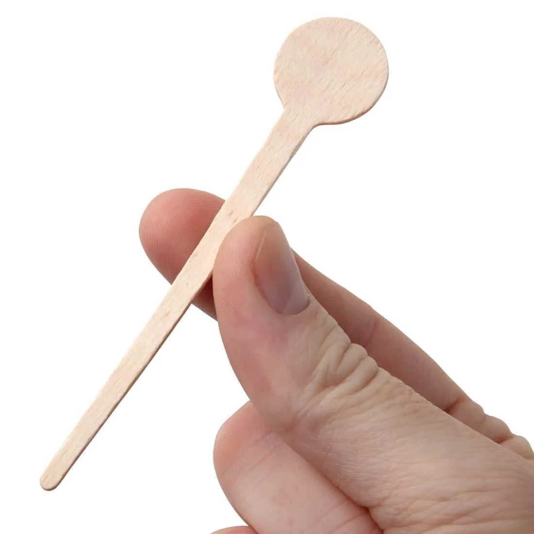 DB492 Fiesta Green Biodegradable Wooden Cocktail Stirrers (Pack of 100)