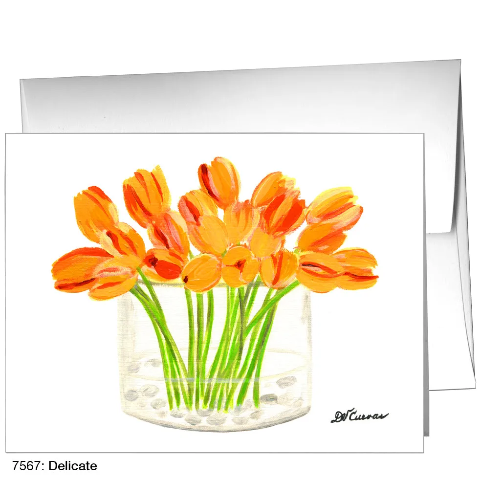 Delicate, Greeting Card (7567)