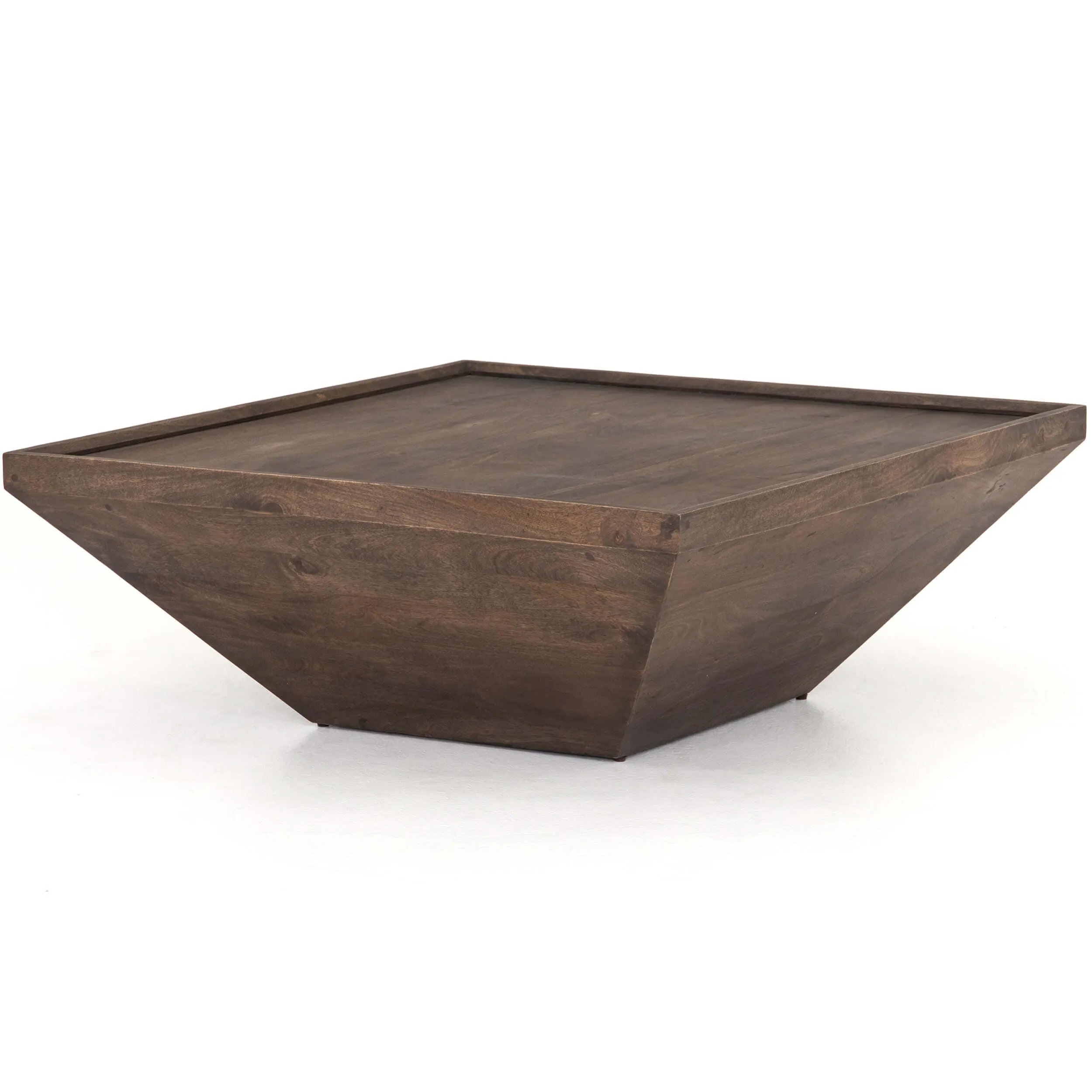 Drake Coffee Table, Aged Brown