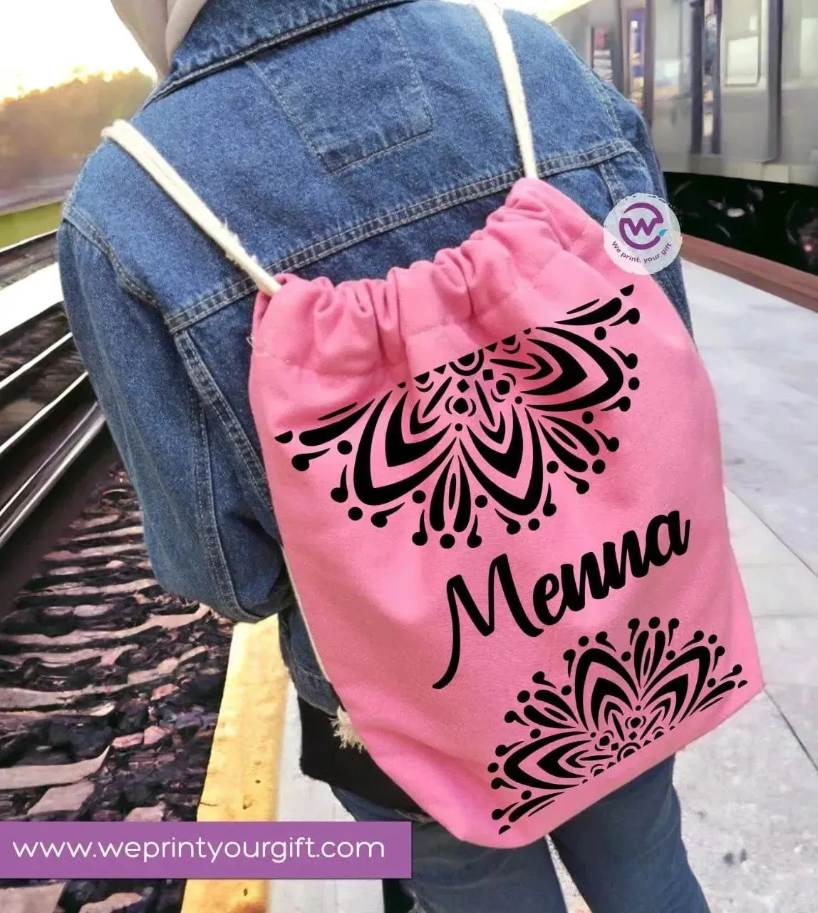 Drawstring Bag - Names-B