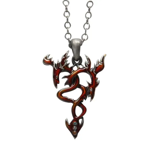 DUAL DRAGON NECKLACE C/60