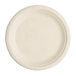 DX582 Vegware Compostable Nourish Moulded Fibre Plate Natural 7"/178mm (Pack of 500)