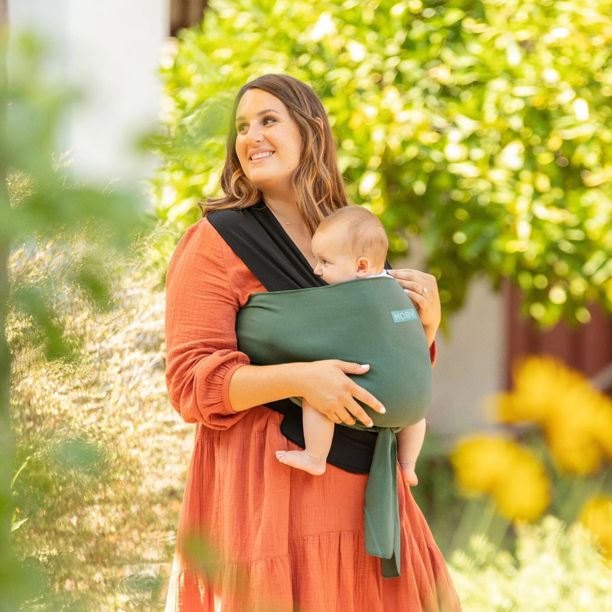 Easy-Wrap Carrier - Olive/Onyx