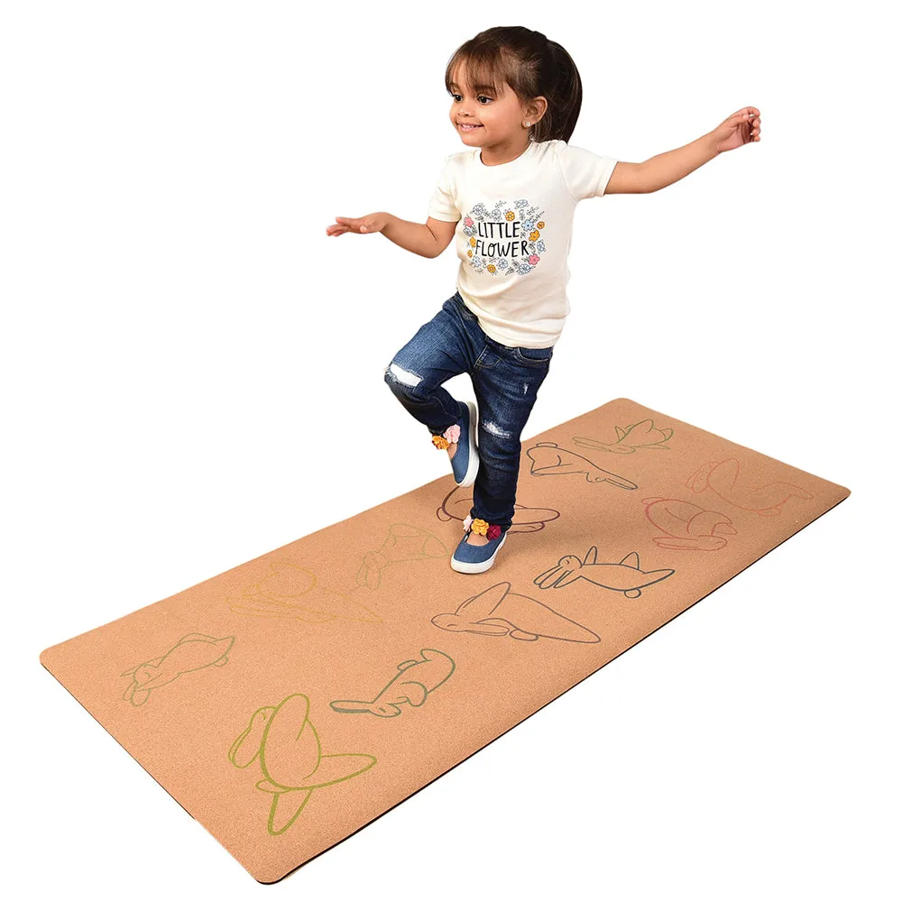 Eco-Friendly Bunny Cork Yoga Mat | Antimicrobial & Biodegradable