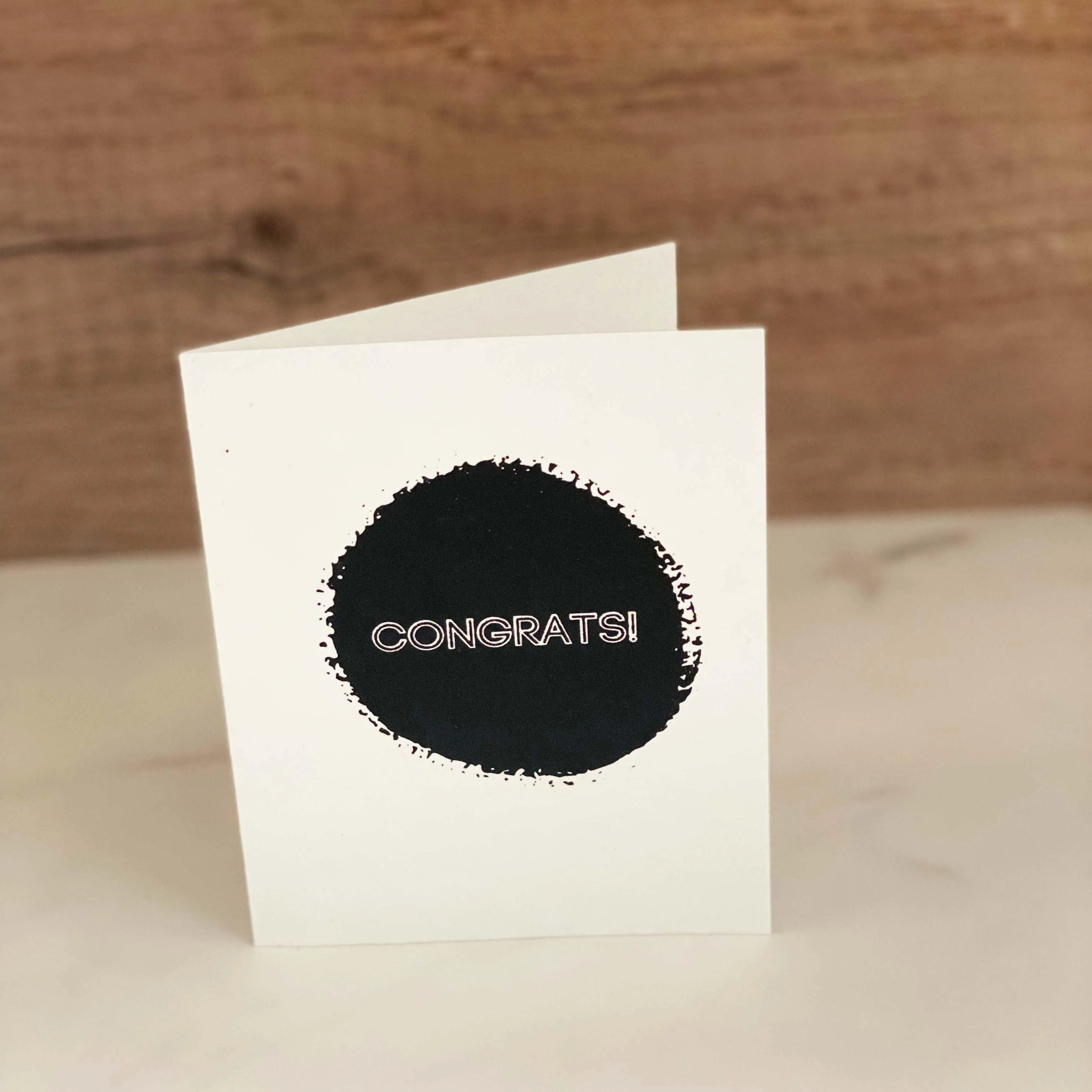 Eco Friendly Card - Congrats by Soothi