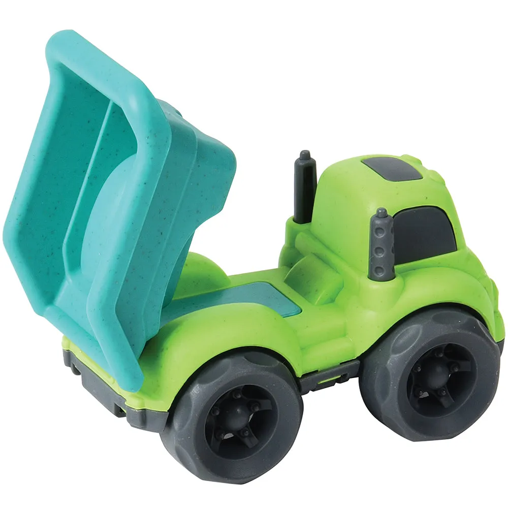 Eco-Friendly Construction Vehicles | 4-Piece Compostable Vehicle Set