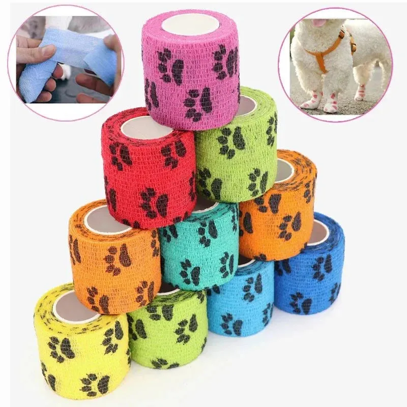 Eco-Friendly Pet Paw Wraps - 6-Pack