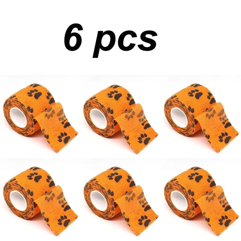 Eco-Friendly Pet Paw Wraps - 6-Pack