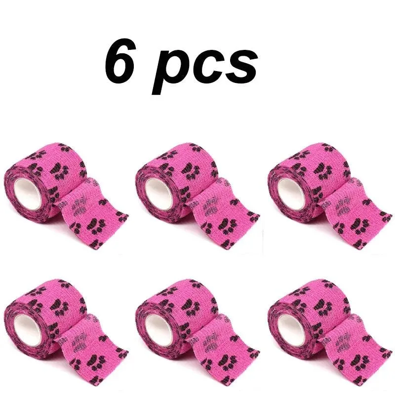 Eco-Friendly Pet Paw Wraps - 6-Pack