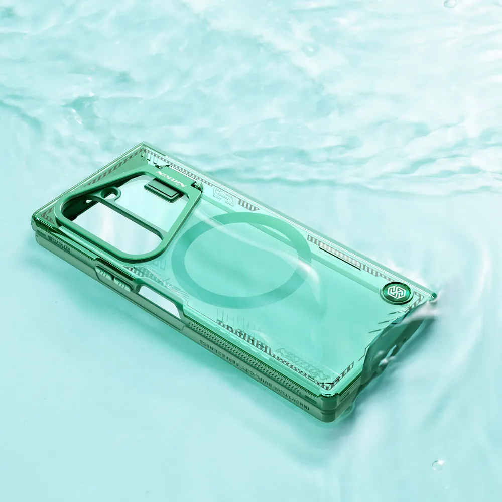 Eco-Friendly Transparent Bio-based Business Phone Case With Stand for Samsung Galaxy Z Fold 6