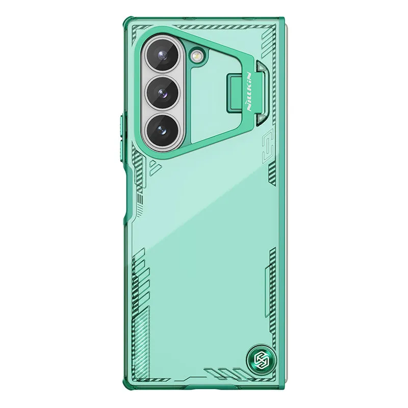 Eco-Friendly Transparent Bio-based Business Phone Case With Stand for Samsung Galaxy Z Fold 6