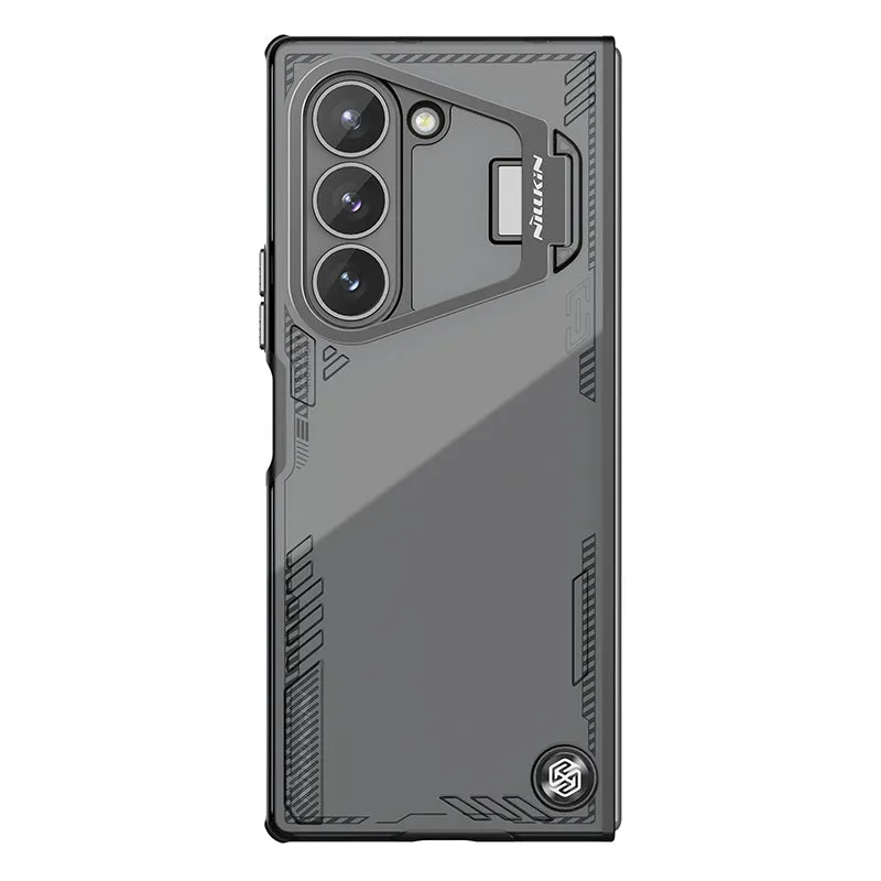 Eco-Friendly Transparent Bio-based Business Phone Case With Stand for Samsung Galaxy Z Fold 6