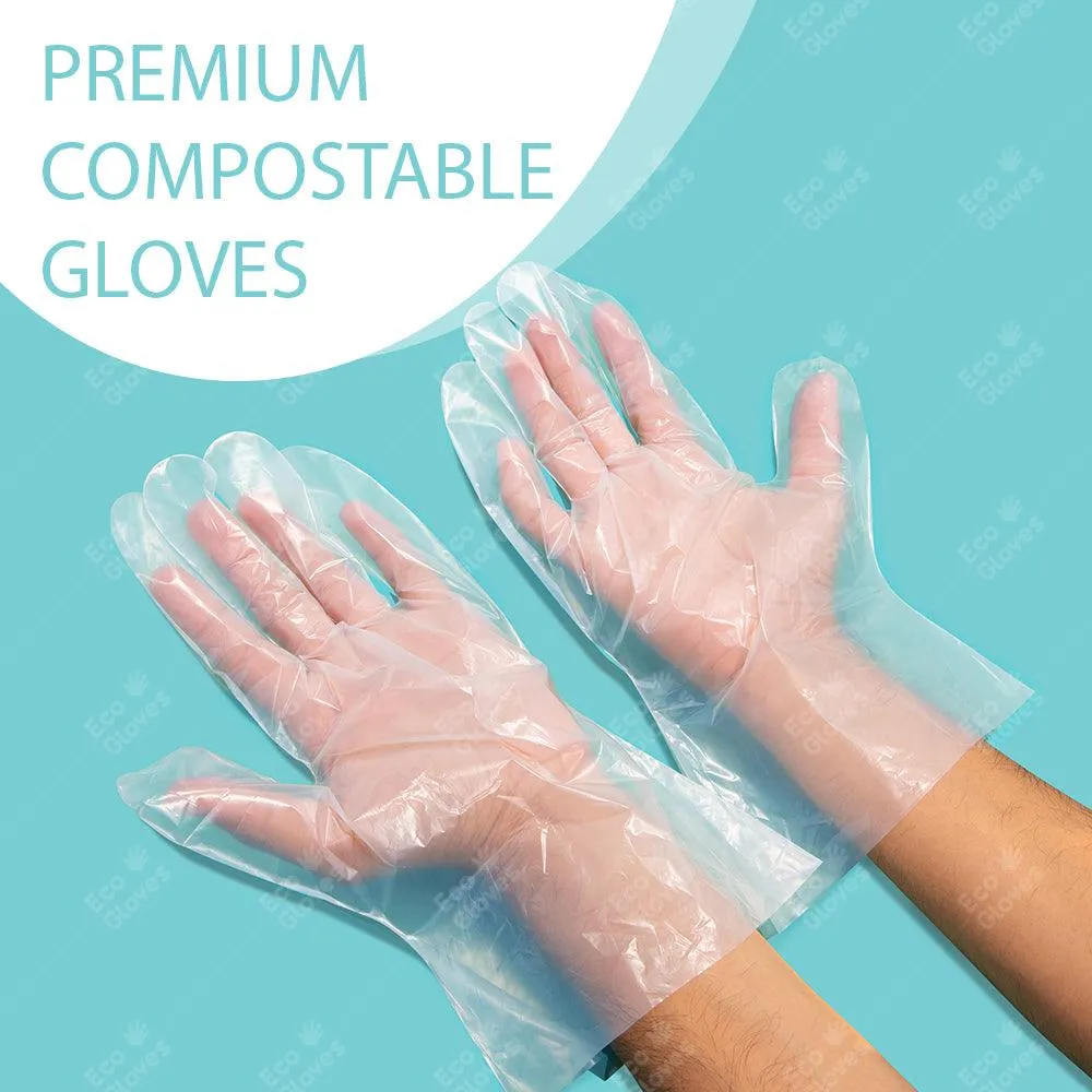 Eco Gloves Disposable Eco-Friendly Compostable Poly - SAMPLE FOLDER