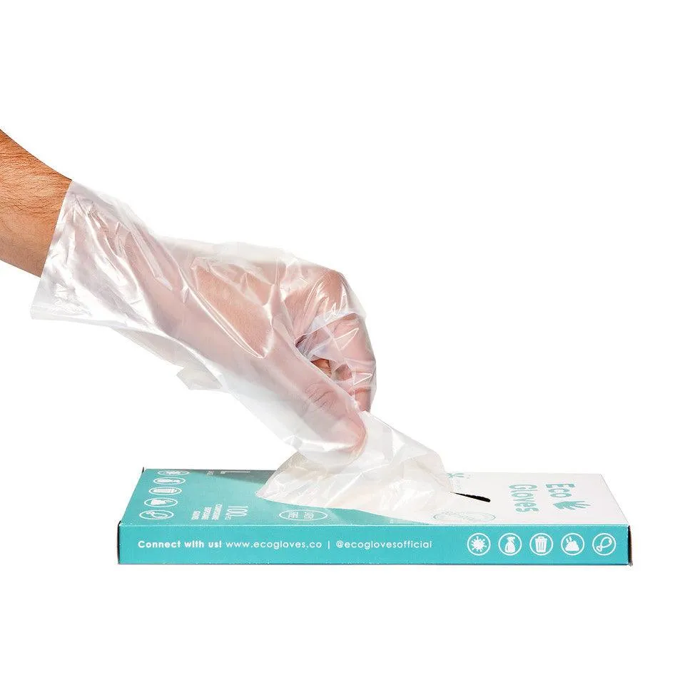 Eco Gloves Disposable Eco-Friendly Compostable Poly - SAMPLE FOLDER