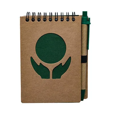 Eco Mini Notepad with Pen