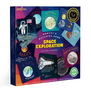 eeBoo Space Exploration Memory & Matching Game