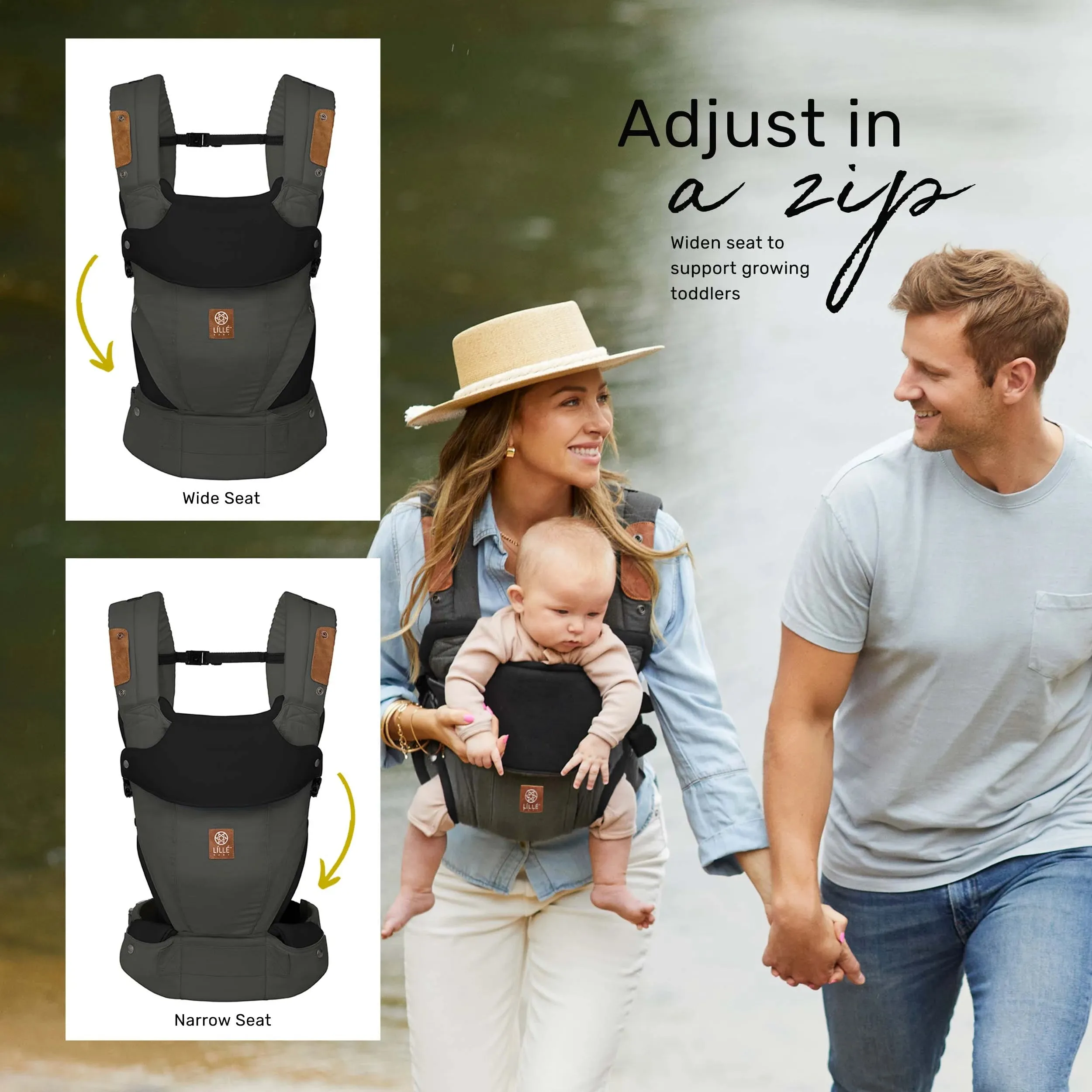 Elevate 6-in-1 Baby Carrier - Pewter