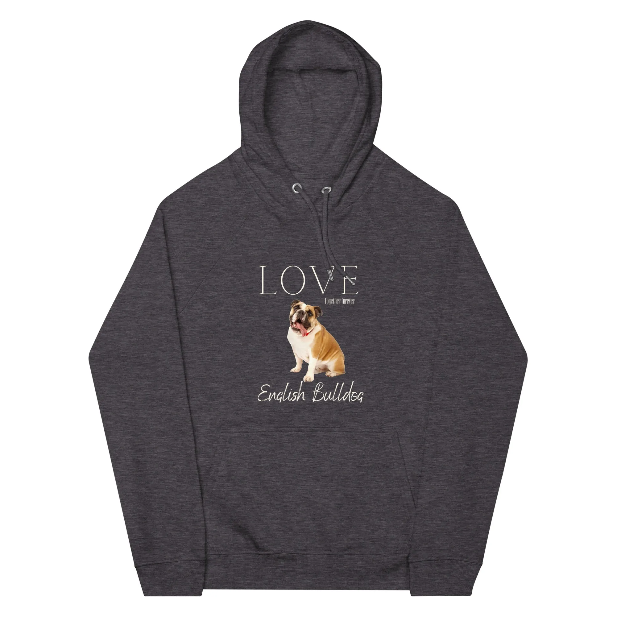 English Bulldog lover eco hoodie