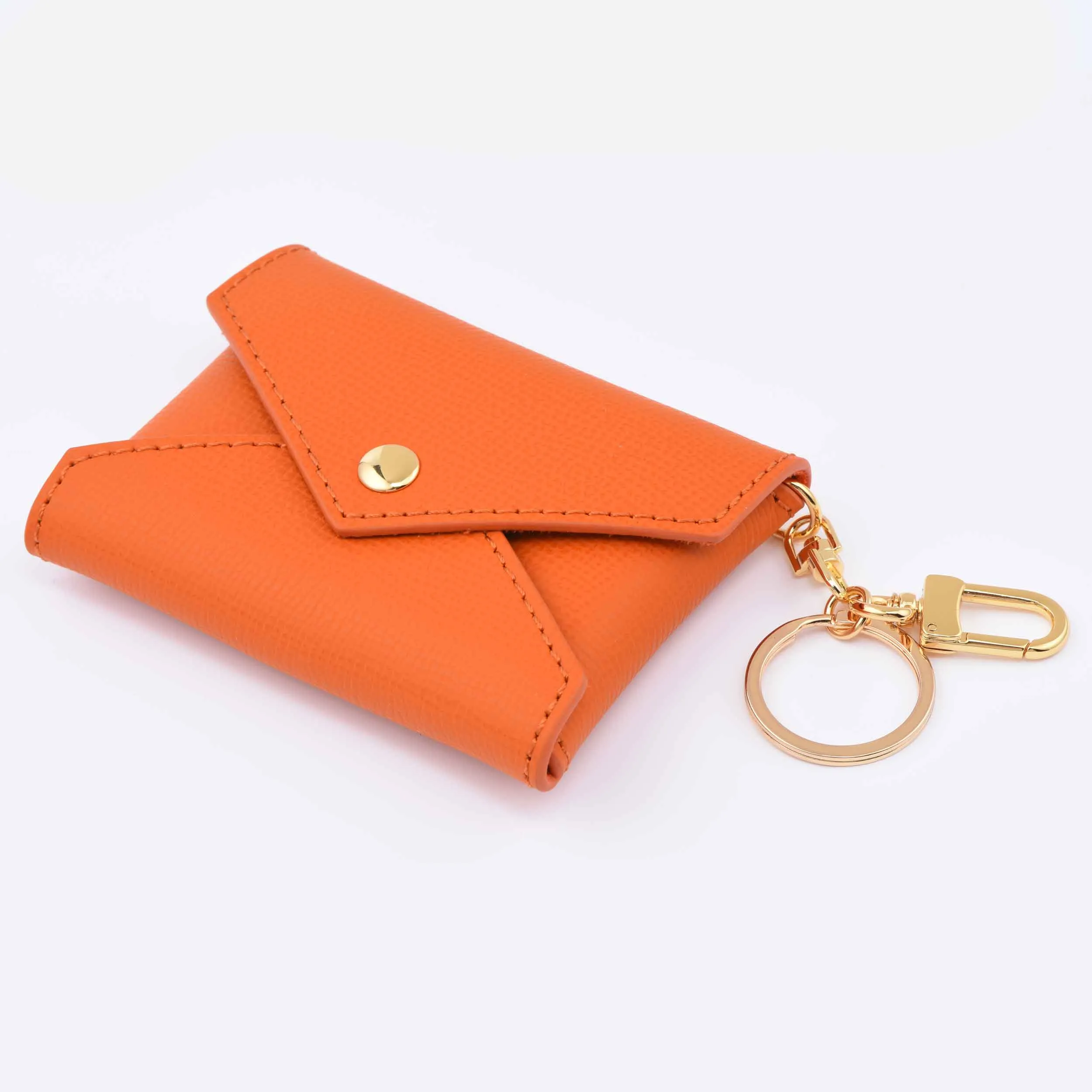 EPSOM LEATHER MINI ENVELOPE BAG CHARM CARD HOLDER