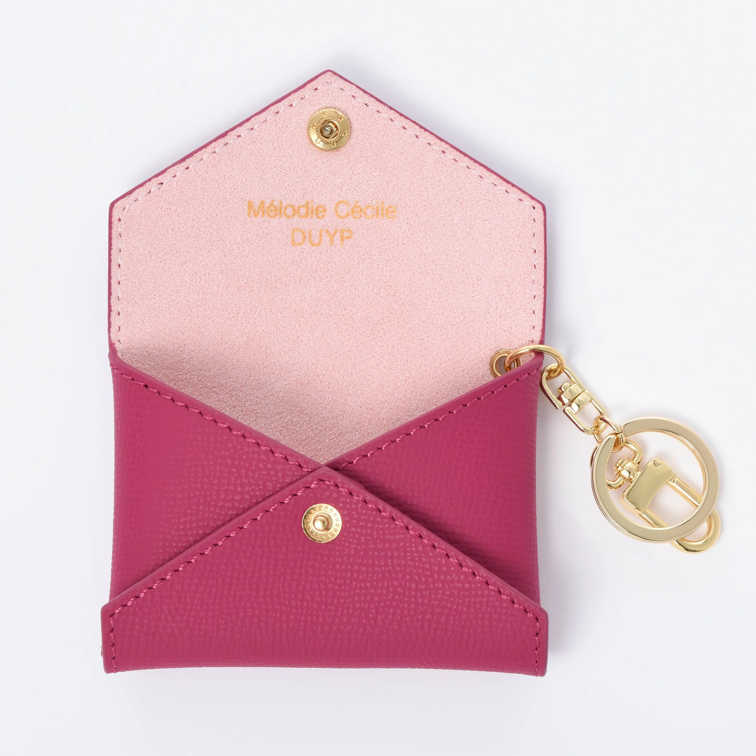 EPSOM LEATHER MINI ENVELOPE BAG CHARM CARD HOLDER