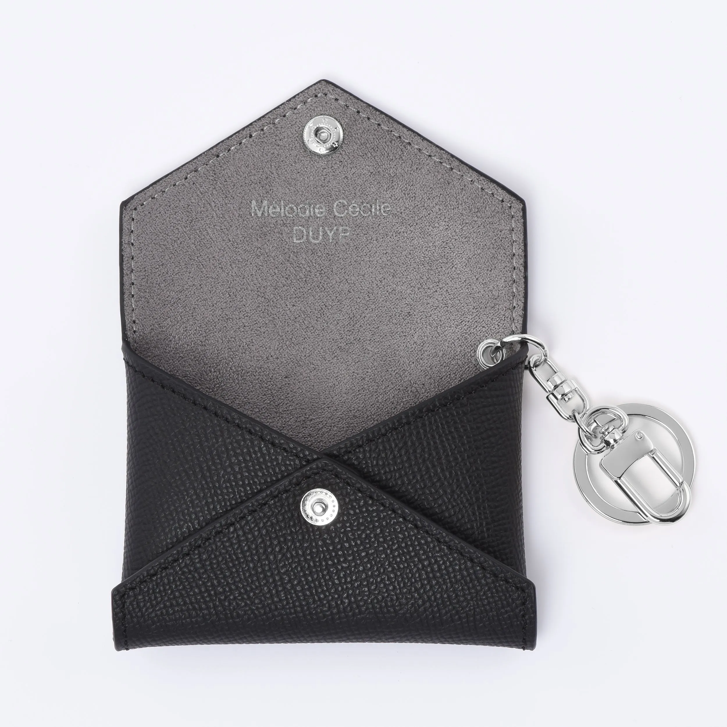 EPSOM LEATHER MINI ENVELOPE BAG CHARM CARD HOLDER