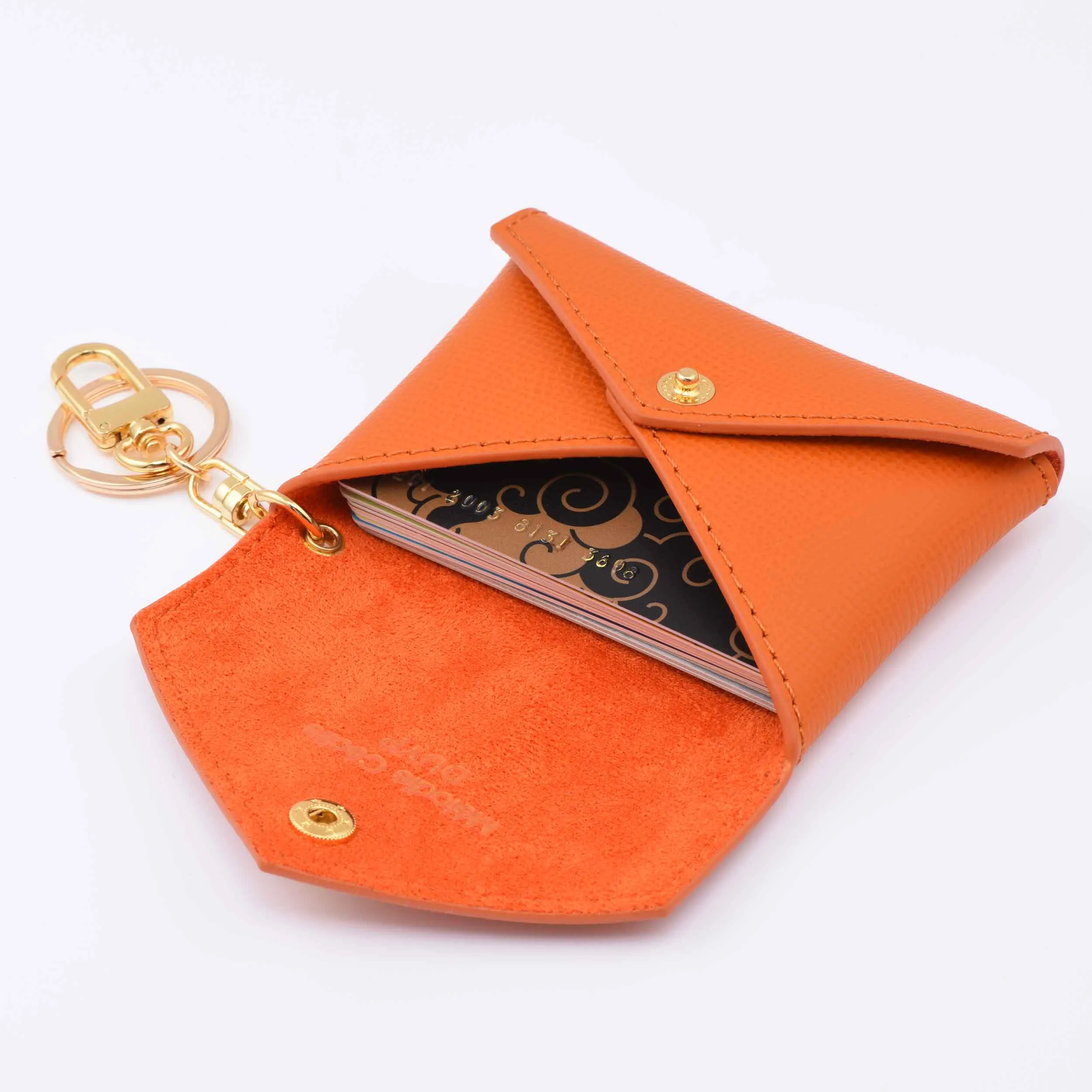 EPSOM LEATHER MINI ENVELOPE BAG CHARM CARD HOLDER