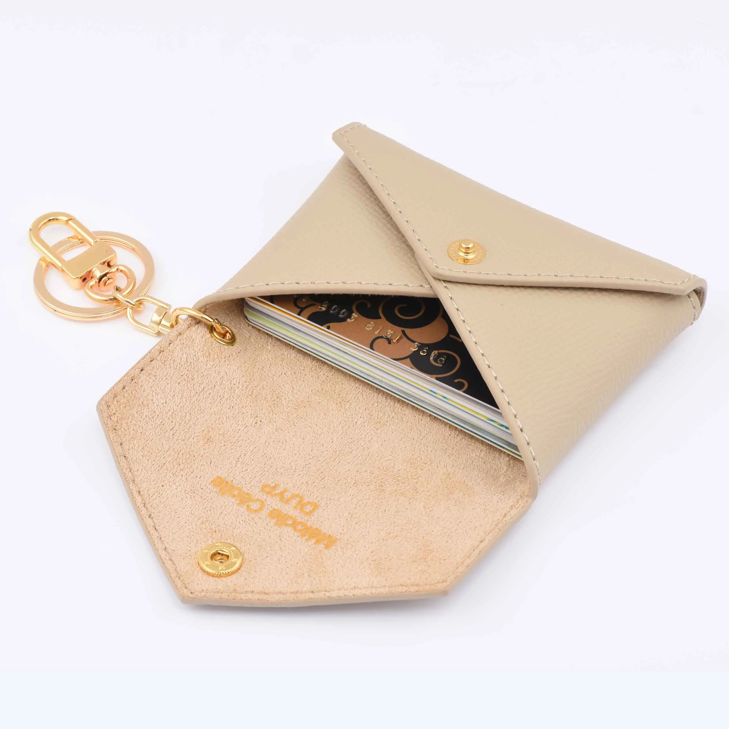 EPSOM LEATHER MINI ENVELOPE BAG CHARM CARD HOLDER