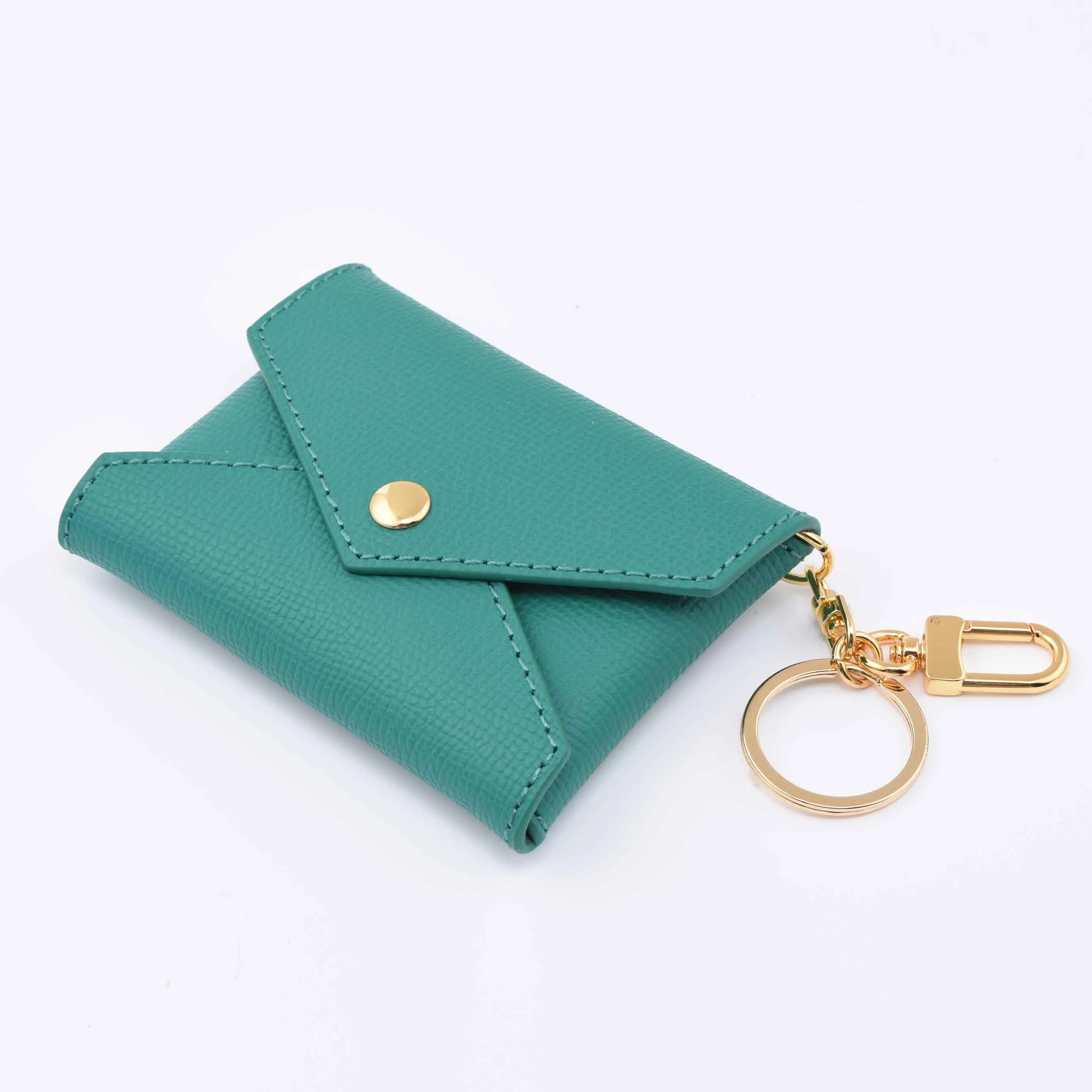 EPSOM LEATHER MINI ENVELOPE BAG CHARM CARD HOLDER