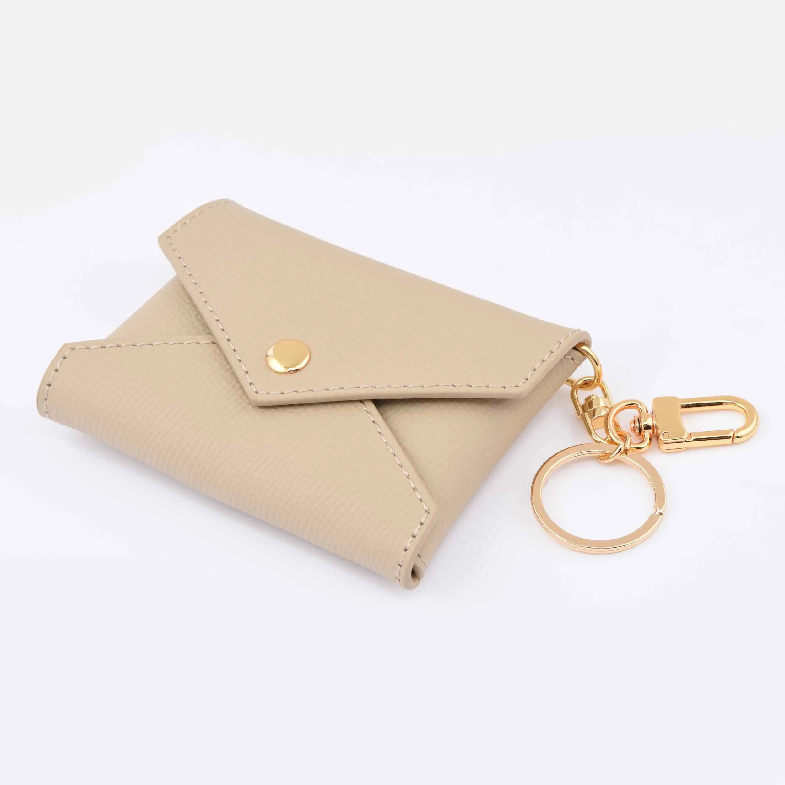 EPSOM LEATHER MINI ENVELOPE BAG CHARM CARD HOLDER