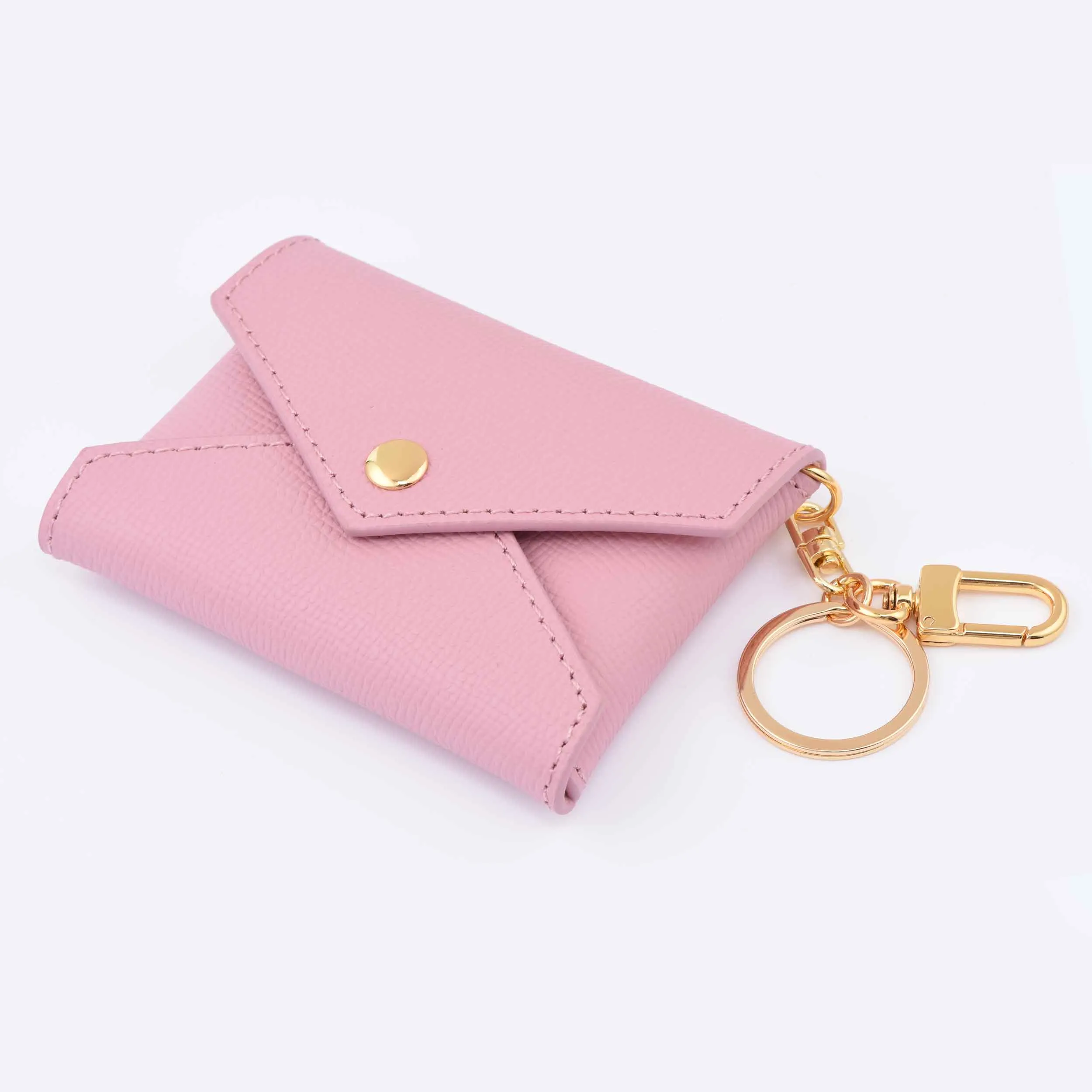 EPSOM LEATHER MINI ENVELOPE BAG CHARM CARD HOLDER