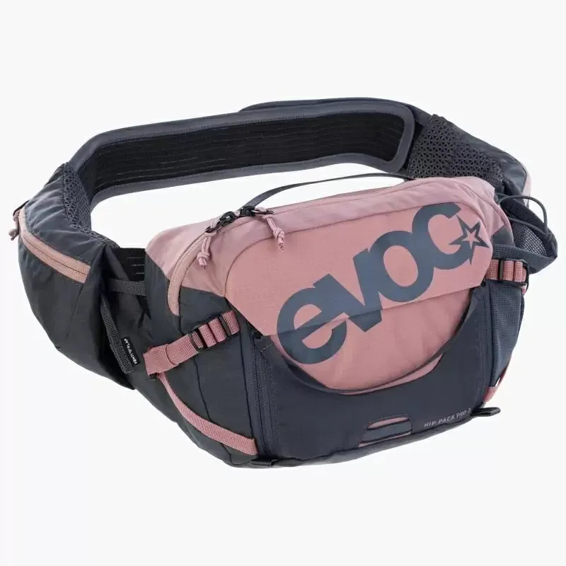 EVOC Hip Pack Pro 3L Hydration Bag Ventilated Hydration Pack with Adjustable Fit for Comfort