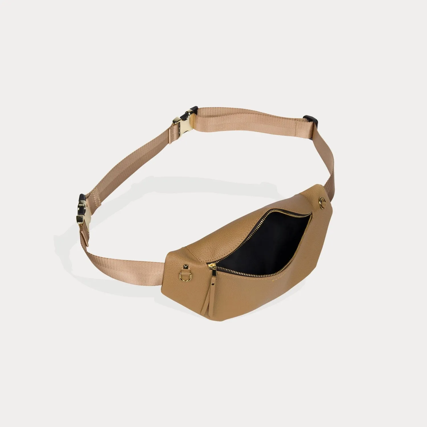 Fanny Pack - Tan/Gold