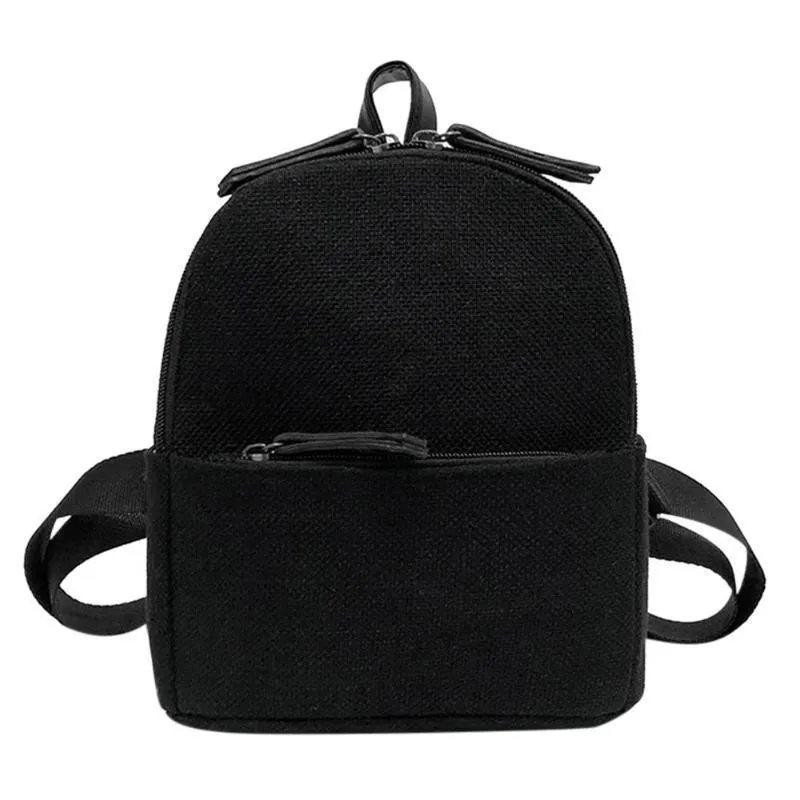 Fashion Mini Retro Straw Backpack