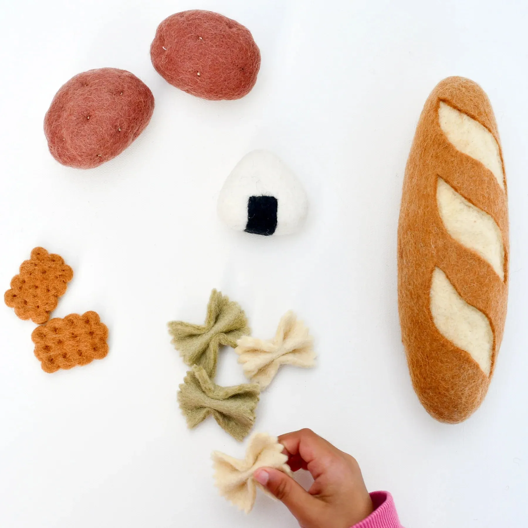 Felt Food Groups Play Set - Carbohydrates