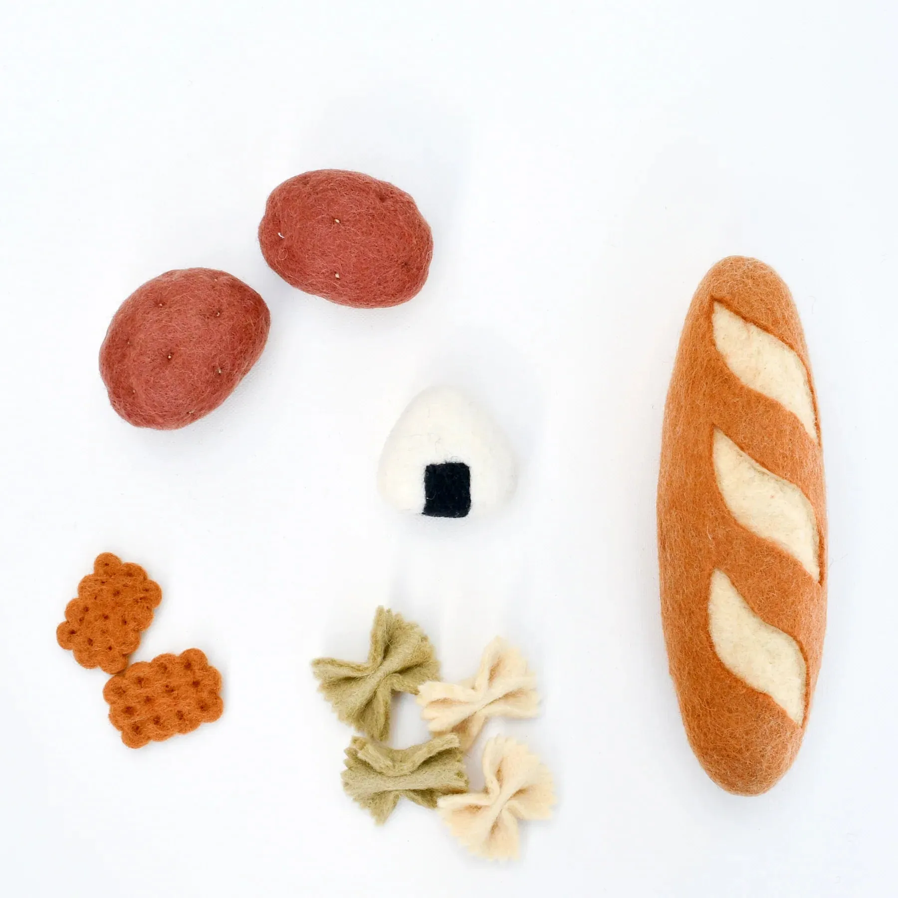 Felt Food Groups Play Set - Carbohydrates