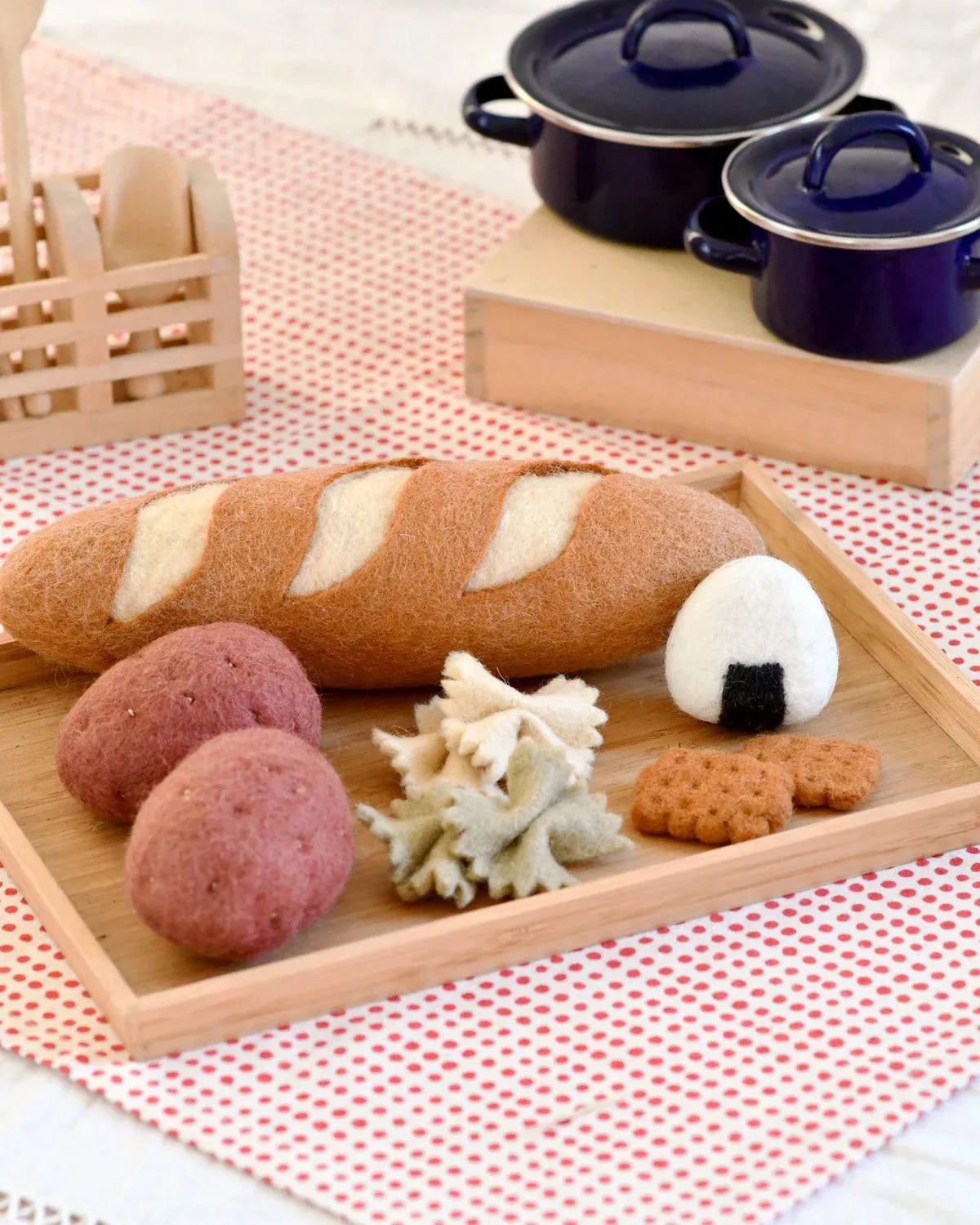 Felt Food Groups Play Set - Carbohydrates