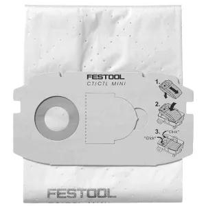 FESTOOL FESTOOL SELFCLEAN FILTER BAG SC FIS-CT MINI/5 498410 FES498410