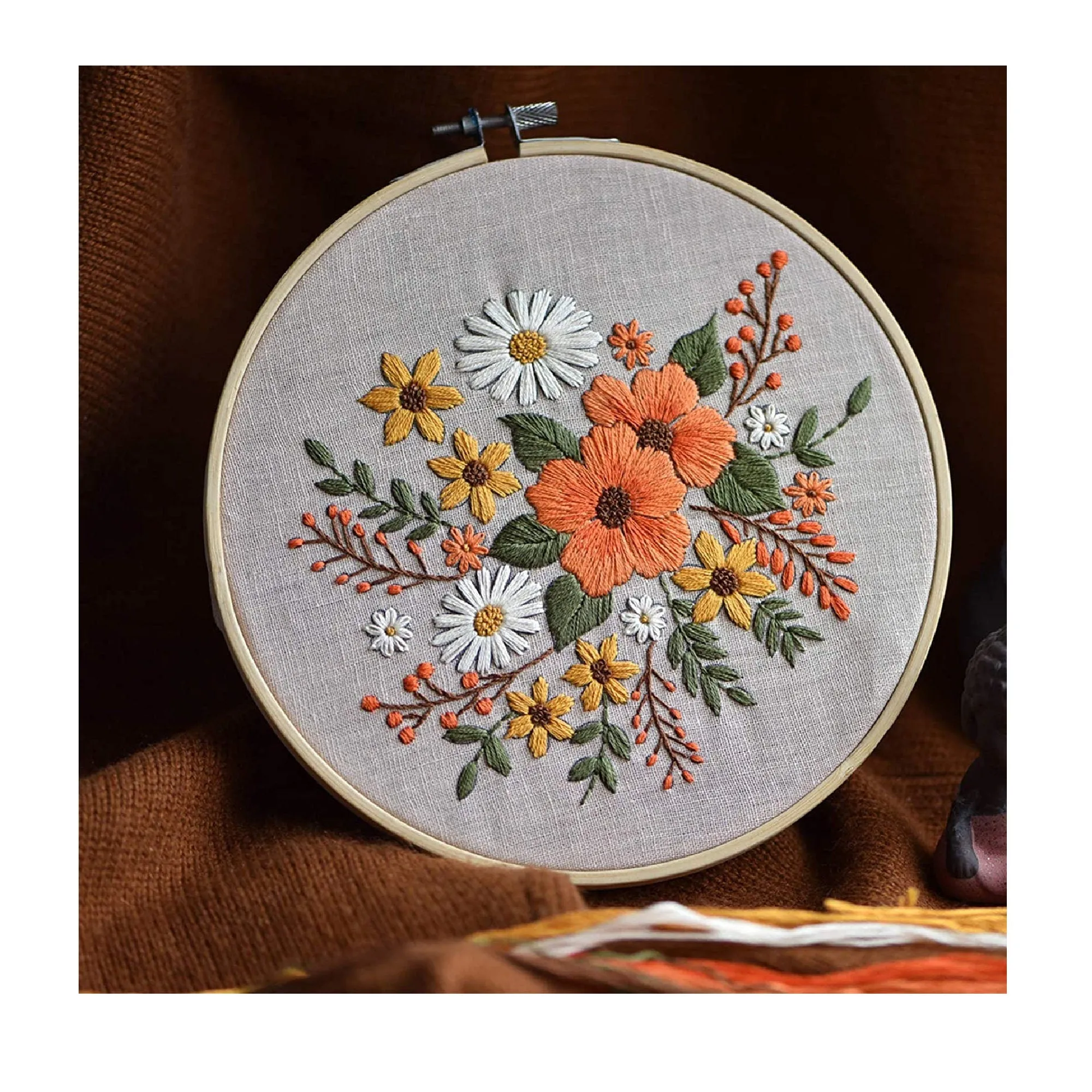 Full Range of Pattern Embroidery Starter Kit | Stamped Embroidery Kit