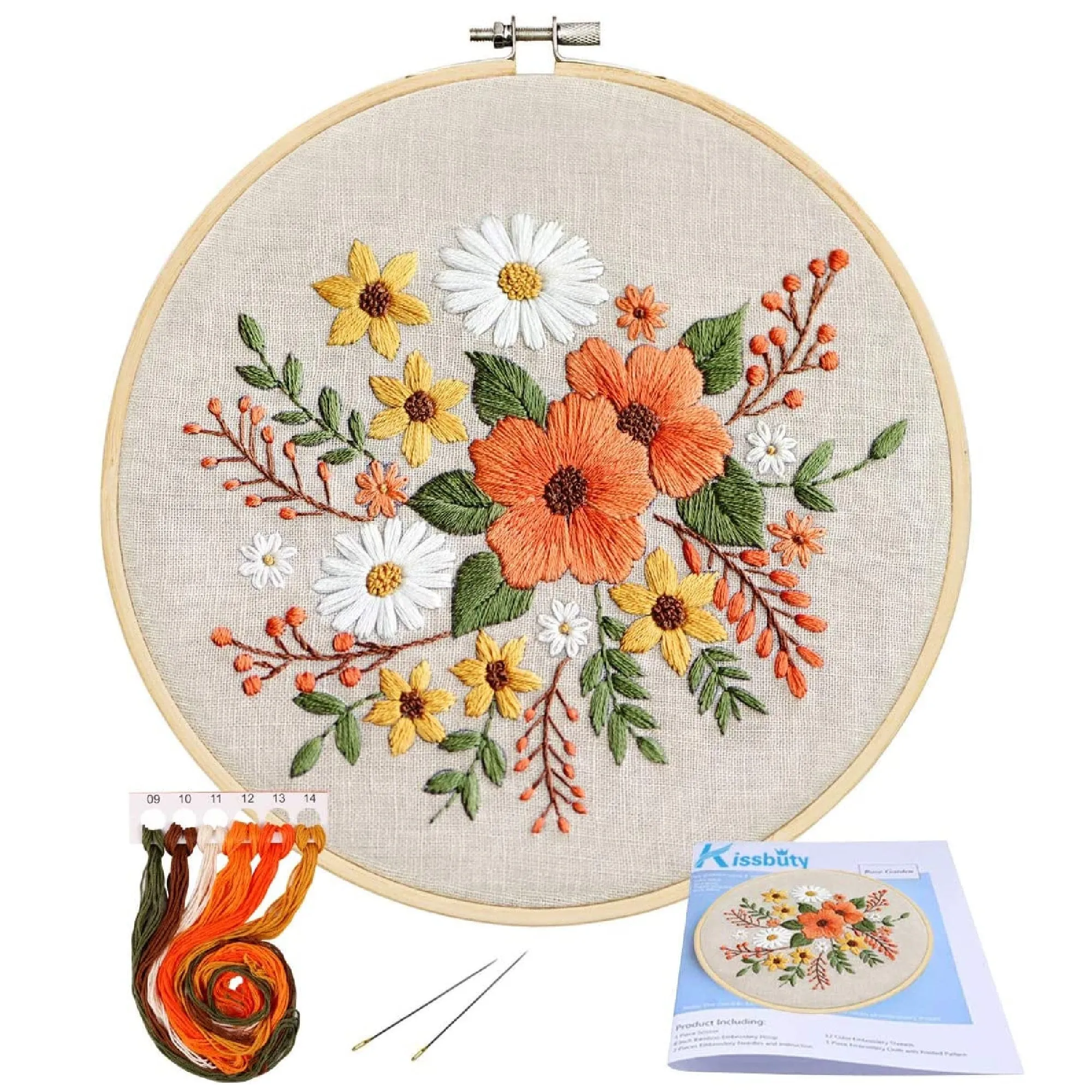 Full Range of Pattern Embroidery Starter Kit | Stamped Embroidery Kit