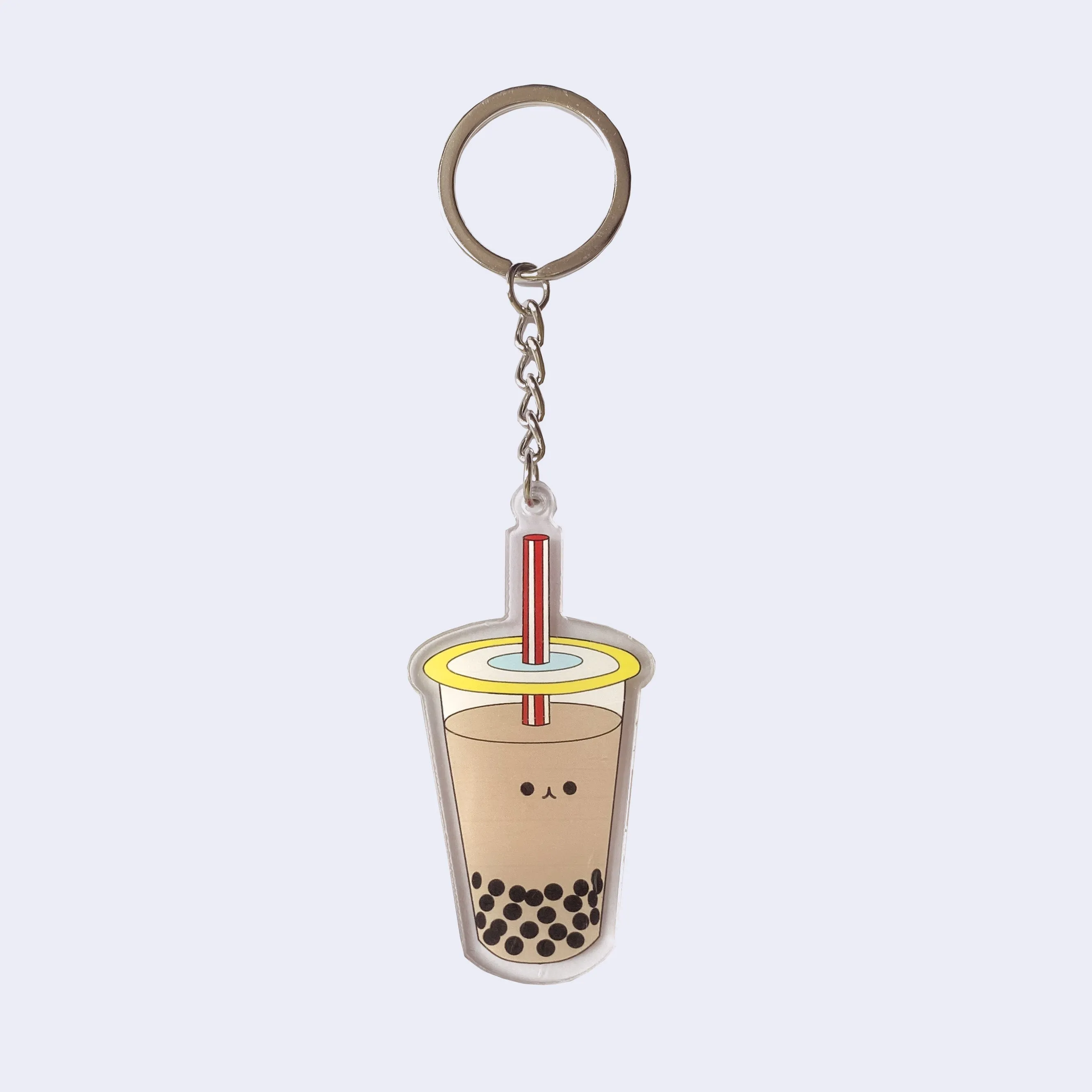 Giant Robot - Milk Tea Boba Charm Keychain