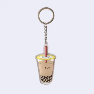 Giant Robot - Milk Tea Boba Charm Keychain