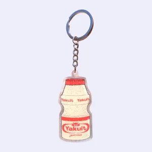 Giant Robot - Yakult Glitter Charm Keychain