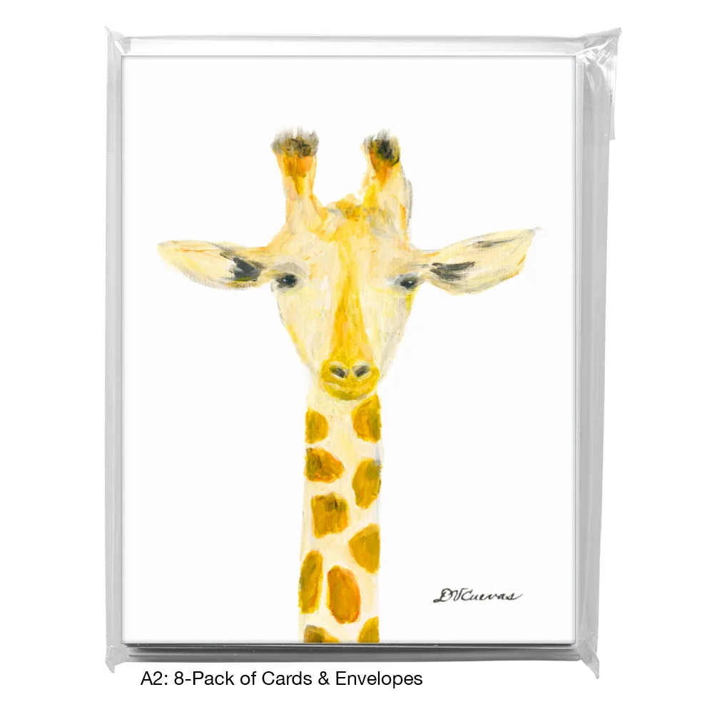 Giraffe Neck, Greeting Card (8358)