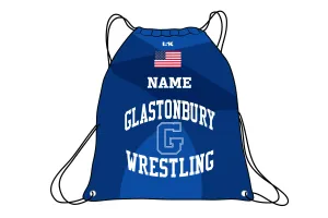 Glastonbury Wrestling Sublimated Drawstring Bag