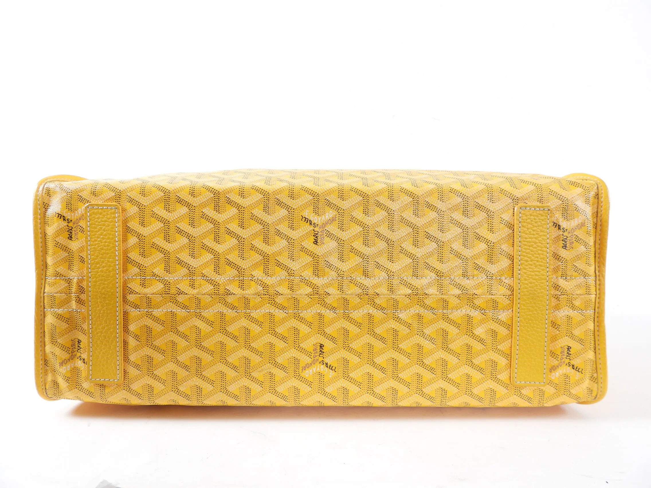 Goyard Sac Hardy Pet Carrier Yellow Tote Bag