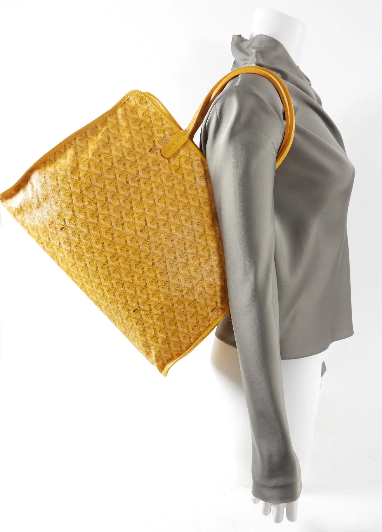 Goyard Sac Hardy Pet Carrier Yellow Tote Bag